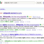 Men's Rights On Google